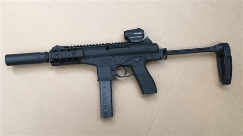 The FS1913 is a complete assembly offering pull-through opening and a solid lock-up when extended. . Tec 9 pistol brace
